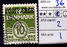 Ugeauktion 877 - Postfærge 36 - 40 #112012