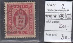 Ugeauktion 877 - Tjeneste skilling #235016