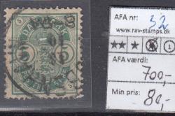 Ugeauktion 825 - AFA 32 - 33 #13018