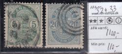Ugeauktion 877 - AFA 22 - 33 #47034