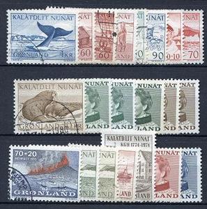 Ugeauktion 877 - Grønland. Årssæt. 1938 - 1980 #245042