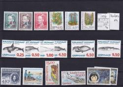 Ugeauktion 877 - Grønland. Årssæt. 1990 - 1999 #247042
