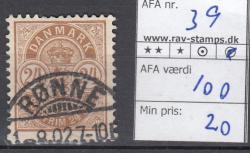 Ugeauktion 877 - AFA 37 - 39 #49054