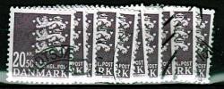Ugeauktion 878 - Rigsvåben bundter 20 kr - 50 kr. #307014