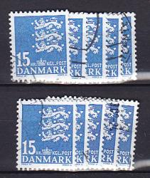 Ugeauktion 877 - Rigsvåben bundter 10 kr til 18 kr. #306076