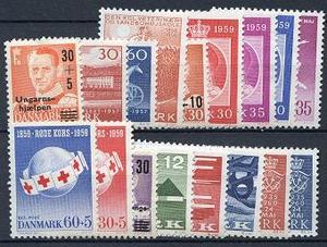 Ugeauktion 877 - Årssæt 1933- 1959 #94046