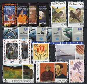 Ugeauktion 877 - Færøerne Årsæt 1990 - 2002 #259032
