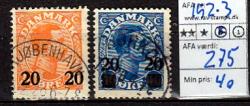 Ugeauktion 877 - AFA 151 - 153 #79060