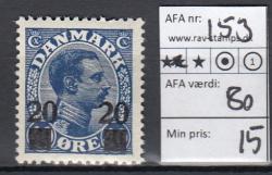 Ugeauktion 877 - Postfrisk BT. AFA 147 -153 #122050