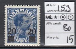 Ugeauktion 824 - Postfrisk BT. AFA 147 -153 #114050