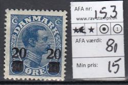 Ugeauktion 825 - Postfrisk BT. AFA 147 -153 #114052