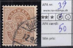 Ugeauktion 825 - AFA 37 - 39 #15072