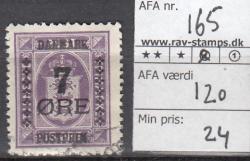 Ugeauktion 877 - AFA 160 - 166 #82034