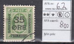 Ugeauktion 877 - AFA 60 - 62a #56024