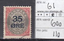 Ugeauktion 877 - AFA 60 - 62a #56018