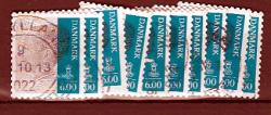 Ugeauktion 878 - Magr. 6. tp. Cy. Engros og bundter. #40016