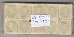 Ugeauktion 877 - Bogtryksbundter 186 - 189 #28008