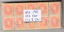 Ugeauktion 896 - Bogtryksbundter 190 - 195. #33006