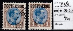 Ugeauktion 930 - Nye postf&aelig;rge. #2120
